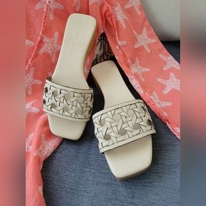 Tory Burch Basketweave Clogs
